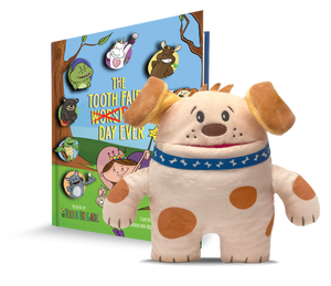 Obi Dog Tooth Fairy Pillow and Tooth Fairy Book Gift Set