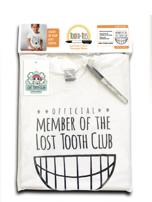 Official Member of the Lost Tooth Club Customizable T shirt