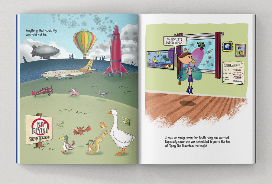 tooth brigade book sneak peek page - no flying